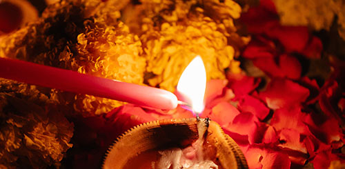 Lighting Candle